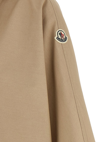 Moncler Brunnera Parka Jacket — Women's Beige Oversize