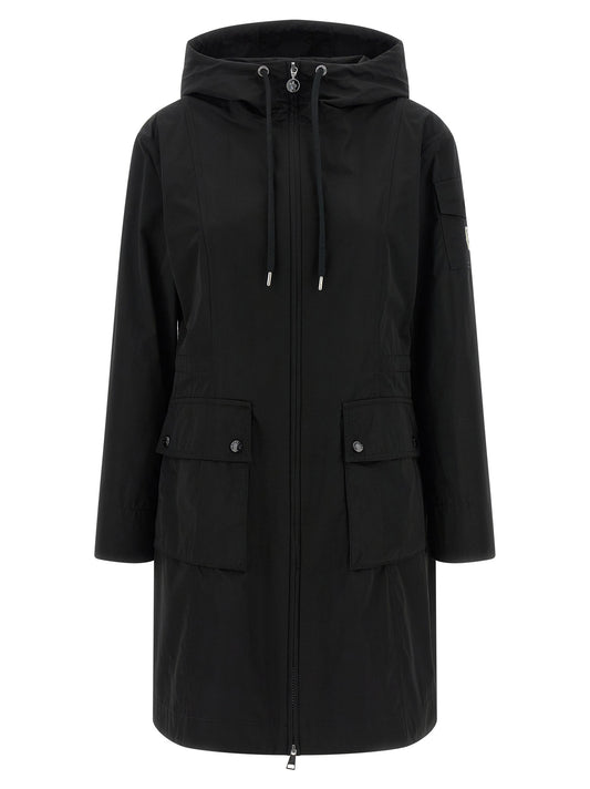 Moncler Laerte Parka Jacket — Women's Black Puffer