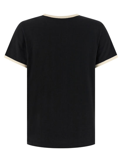 Moncler Flocked Logo T-Shirt — Women's Topwear