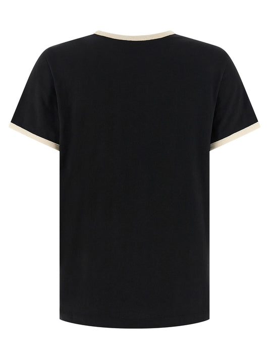 Moncler Flocked Logo T-Shirt — Women's Topwear
