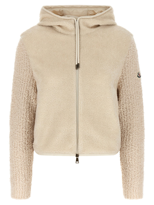 Moncler Cardigan Tricot — Women's Hooded Cardigan