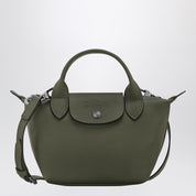 Longchamp Le Pliage Energy XS dark green handbag