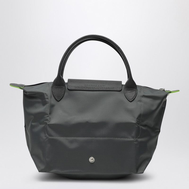 Longchamp Graphite-coloured S Le Pliage Green Bag
