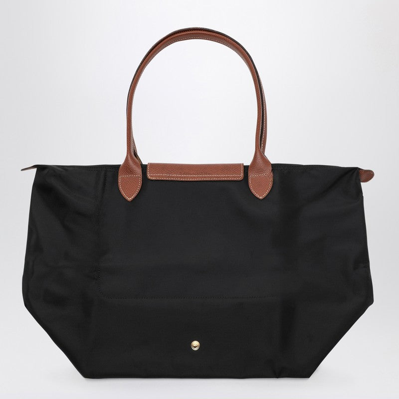 Longchamp Le Pliage large tote bag in recycled canvas