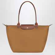 Longchamp Chamois coloured Le Pliage Original L bag