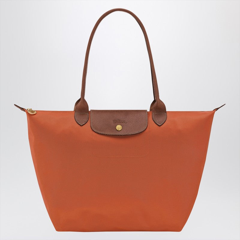 Sac Longchamp Le Pliage Original L en polyamide recyclé couleur brique
