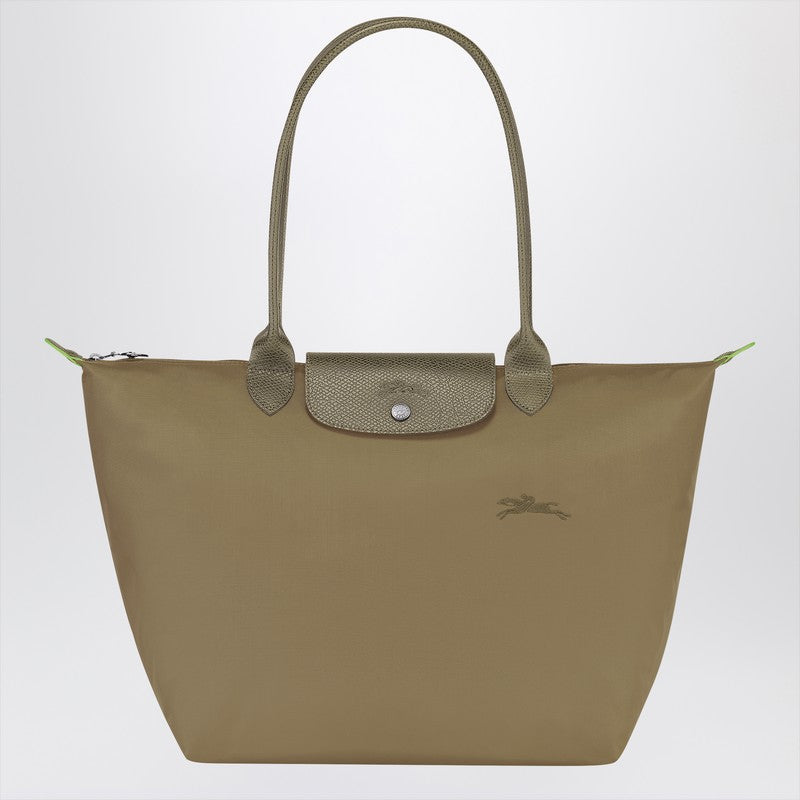 Longchamp Artichoke coloured L Le Pliage Green bag