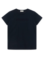 Moncler Enfant Logo Embroidery T-shirt — Kids Topwear