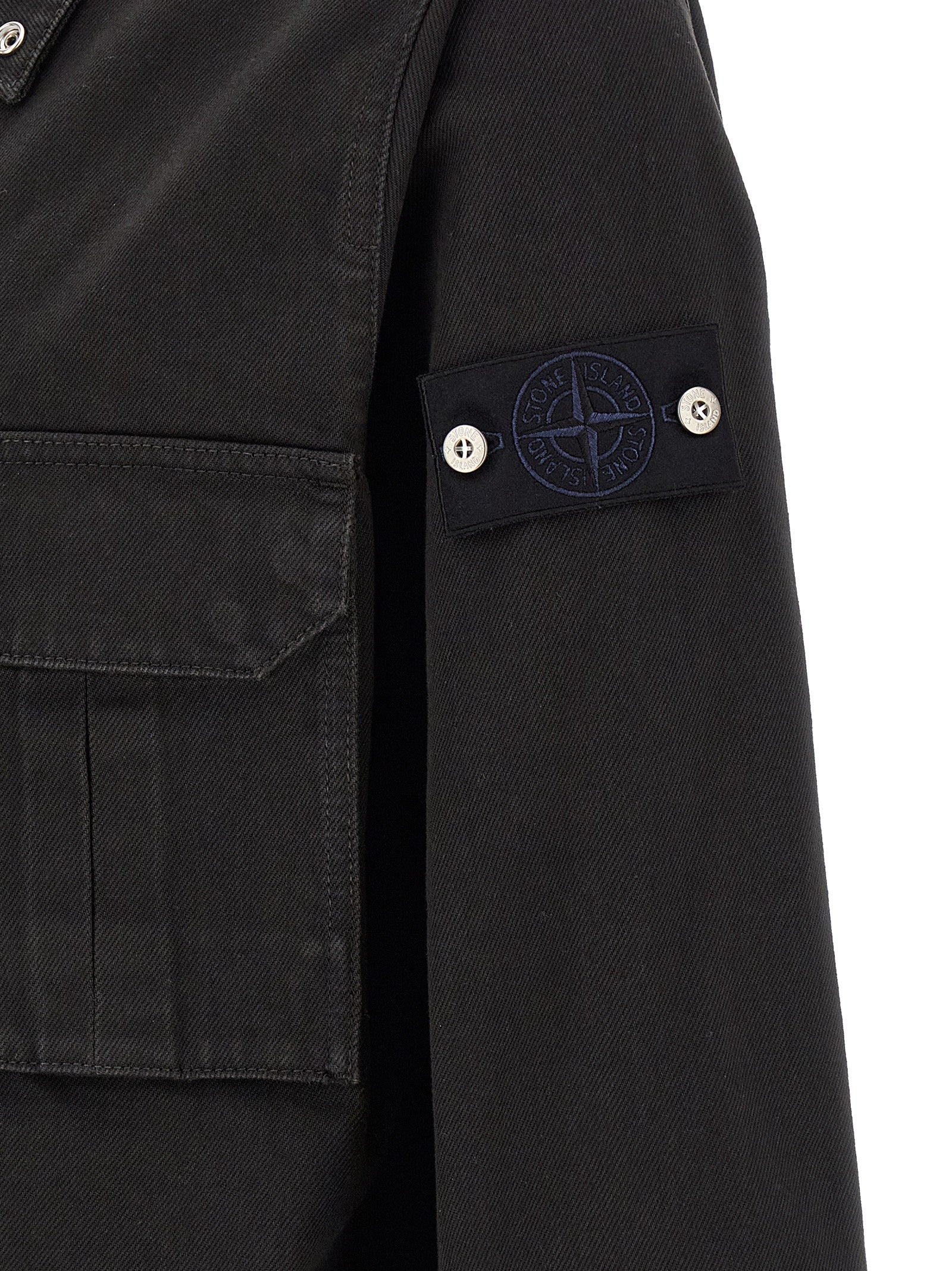 Stone Island Denim Overshirt - Men's Oversized Shirt