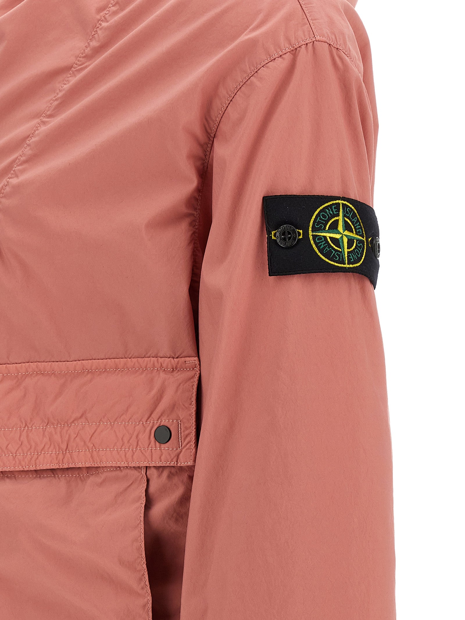 Stone Island Pink Jacket — Lightweight Canvas 4100052