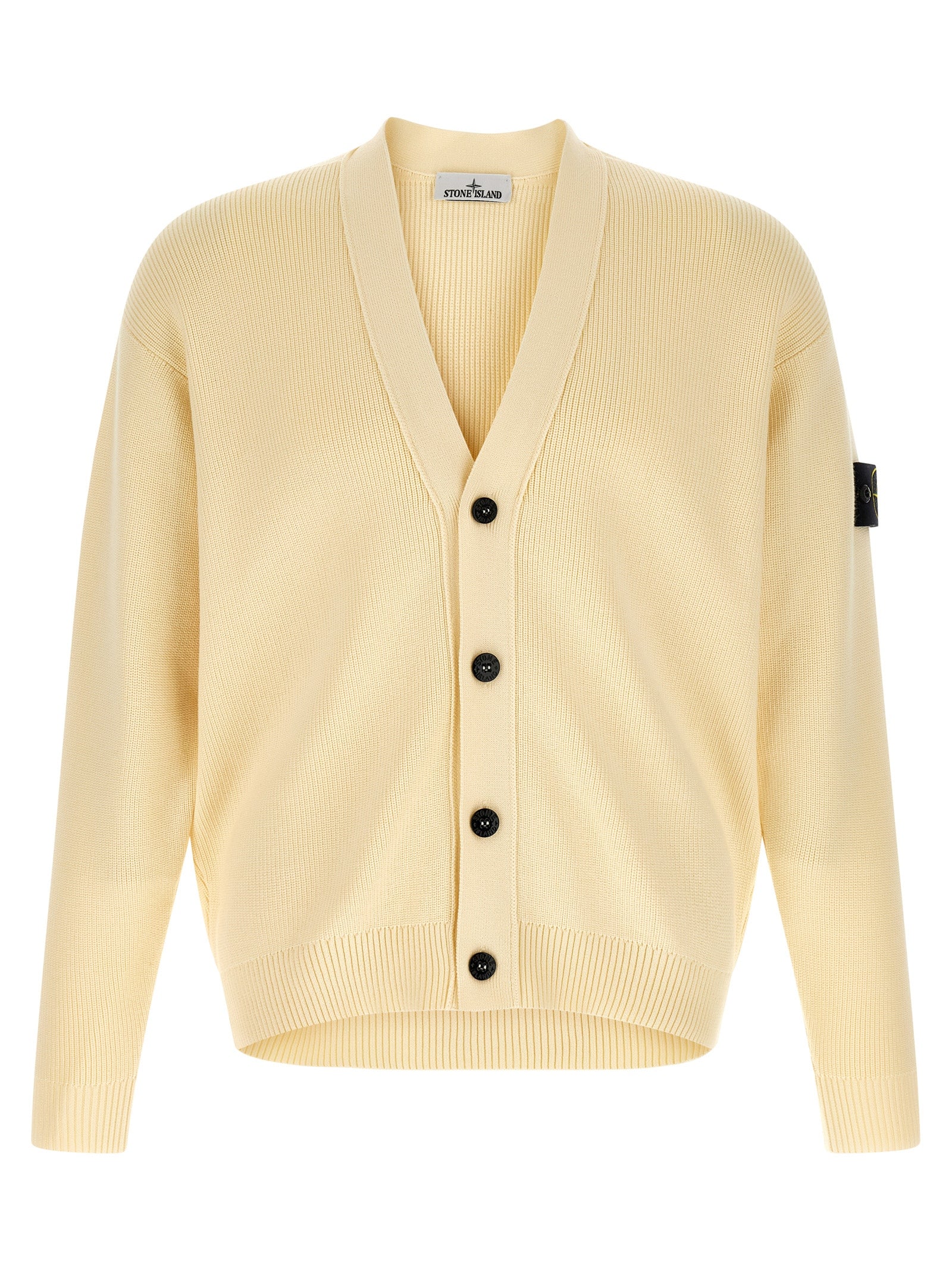 Stone Island Knitwear Cardigan — Oversized Organic Cotton