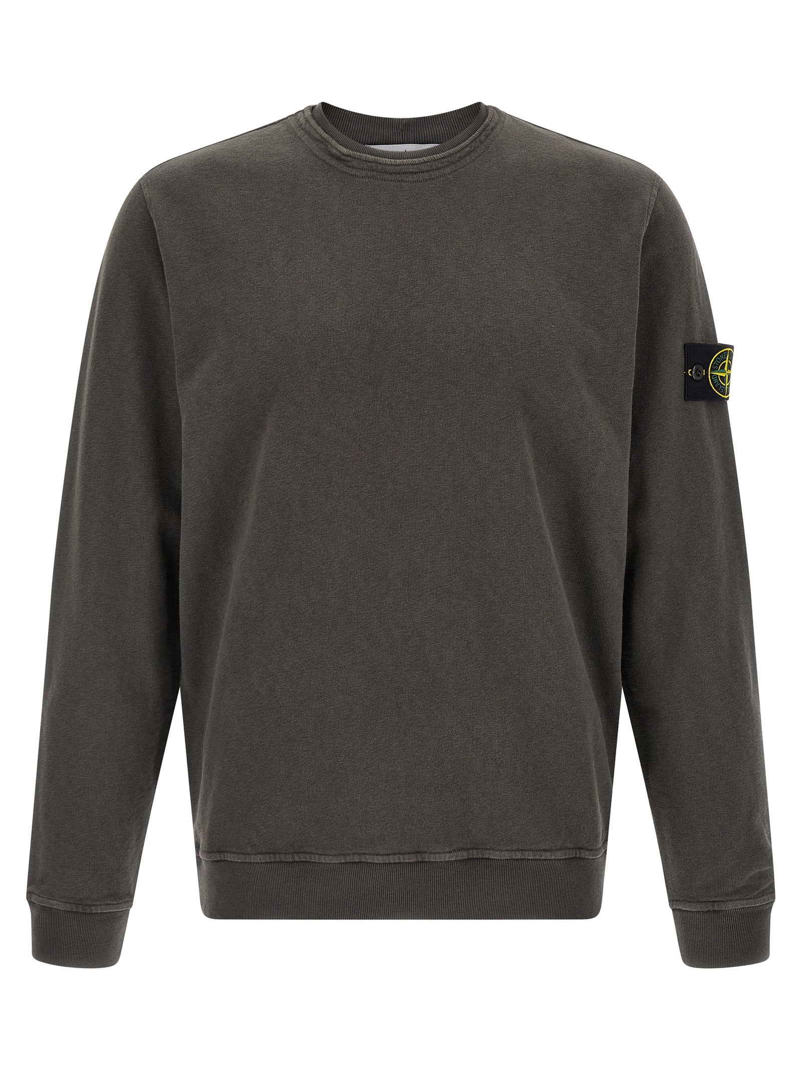 Stone Island Brushed Cotton Sweatshirt for Men