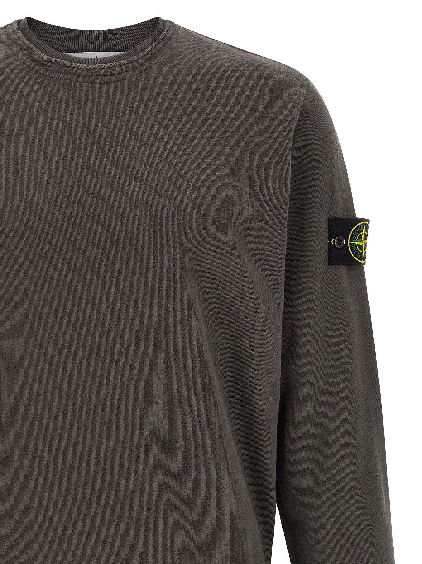 Stone Island Brushed Cotton Sweatshirt for Men