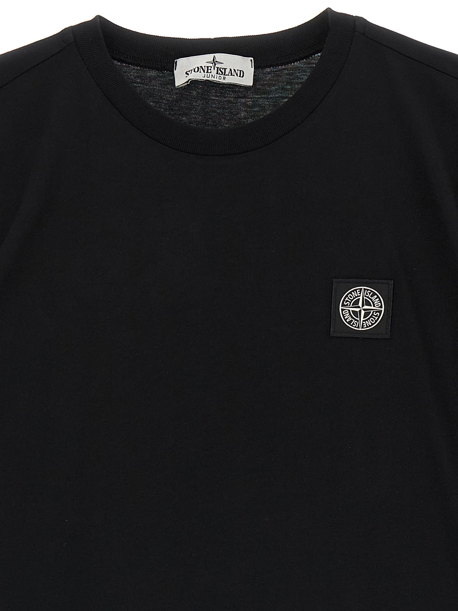 Stone Island Junior Compass Logo T-shirt