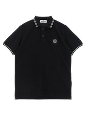 Stone Island Junior Compass Logo Polo Shirt
