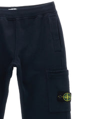 Stone Island Junior Pants — Jogging Logo Badge, Blue
