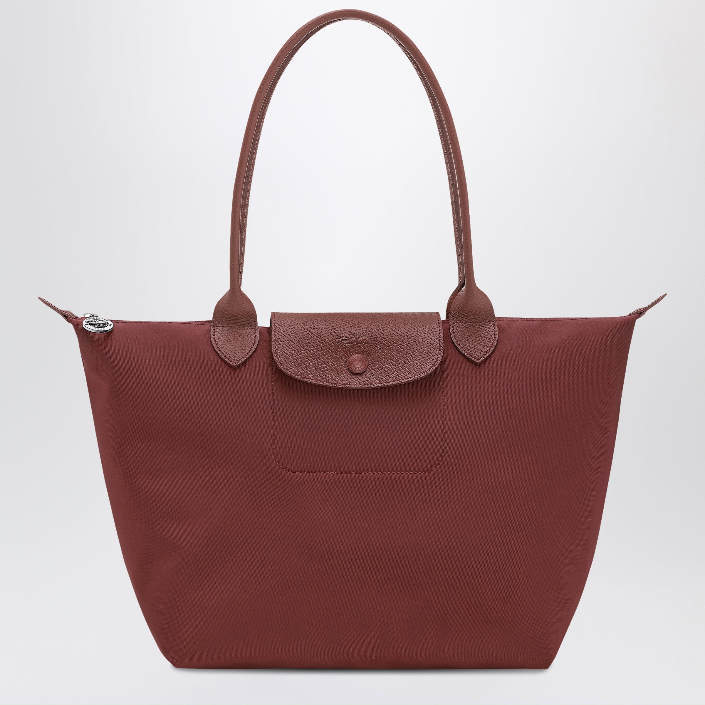 Longchamp Bordeaux shopping bag M Le Pliage One