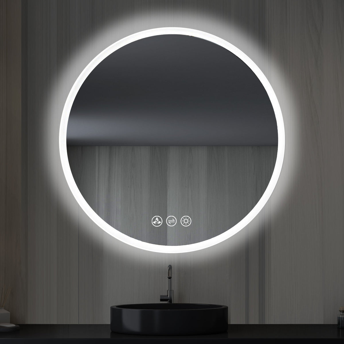 Blossom Orion 32″ Round LED Mirror with Frosted Side - LED M3 R32