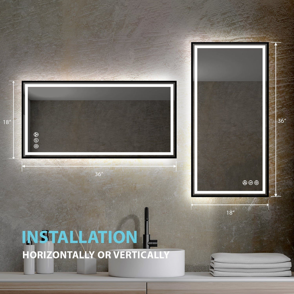 Blossom Stellar 18 Inch LED Mirror - LED M4 1836 MB