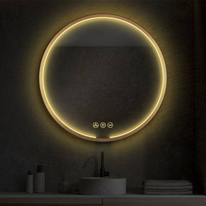 Blossom Oskar 32 Inch Round LED Mirror - LED M7 R32 MB