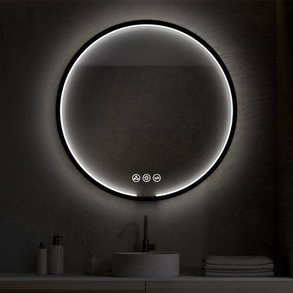 Blossom Oskar 32 Inch Round LED Mirror - LED M7 R32 MB