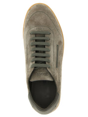 Zegna 232 Sneakers — Suede Gray Men's Trainers
