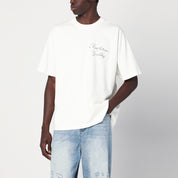 Basketcase Gallery Oversized white T-shirt with logo prints