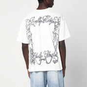 Basketcase Gallery Oversized white T-shirt with logo prints