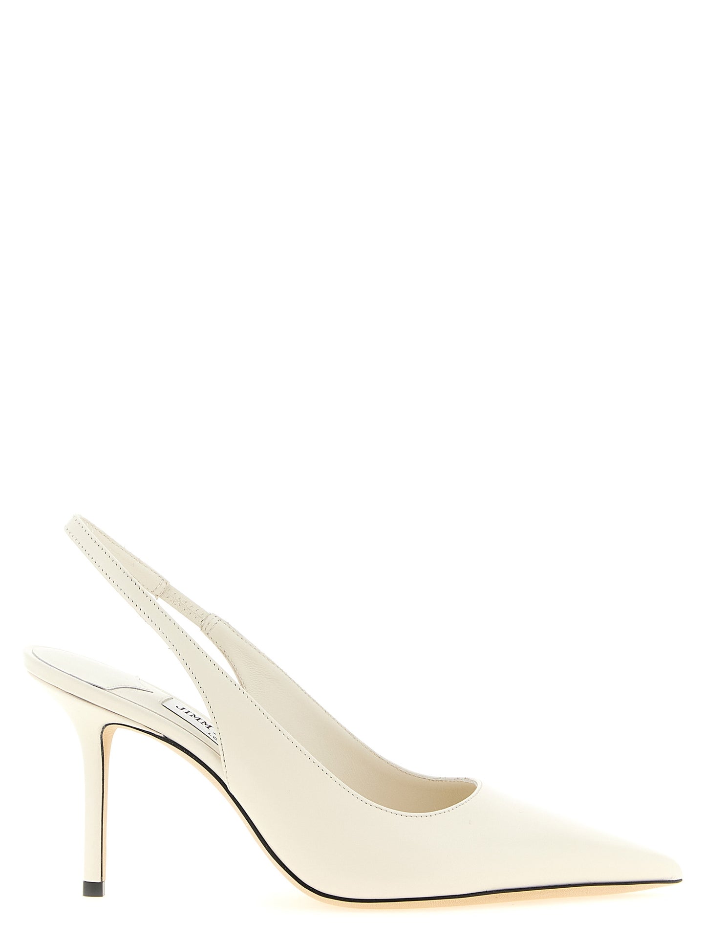 Jimmy Choo Love Slingback Pumps — White Stiletto
