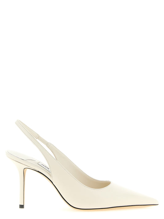 Jimmy Choo Love Slingback Pumps — White Stiletto