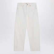 Frame White stiff denim jeans high waist