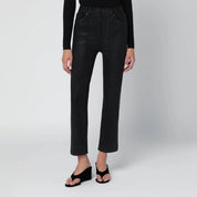 Frame Black Le Sleek Straight Trousers for Women