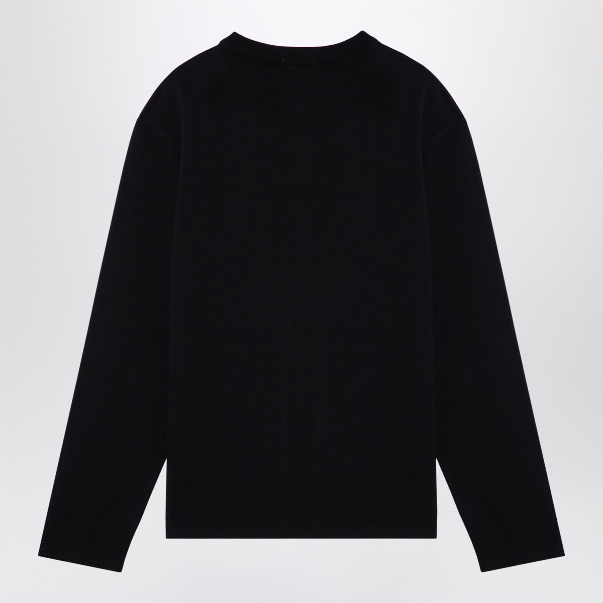 Tekla Black pyjama crew-neck sweater