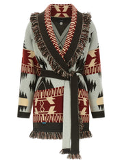 Alanui Icon Cashmere-Linen Cardigan for Women
