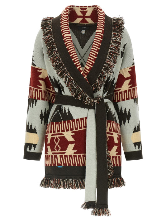 Alanui Icon Cashmere-Linen Cardigan for Women