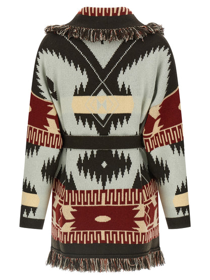 Alanui Icon Cashmere-Linen Cardigan for Women