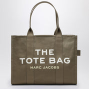 Marc Jacobs Slate green canvas large Tote Bag