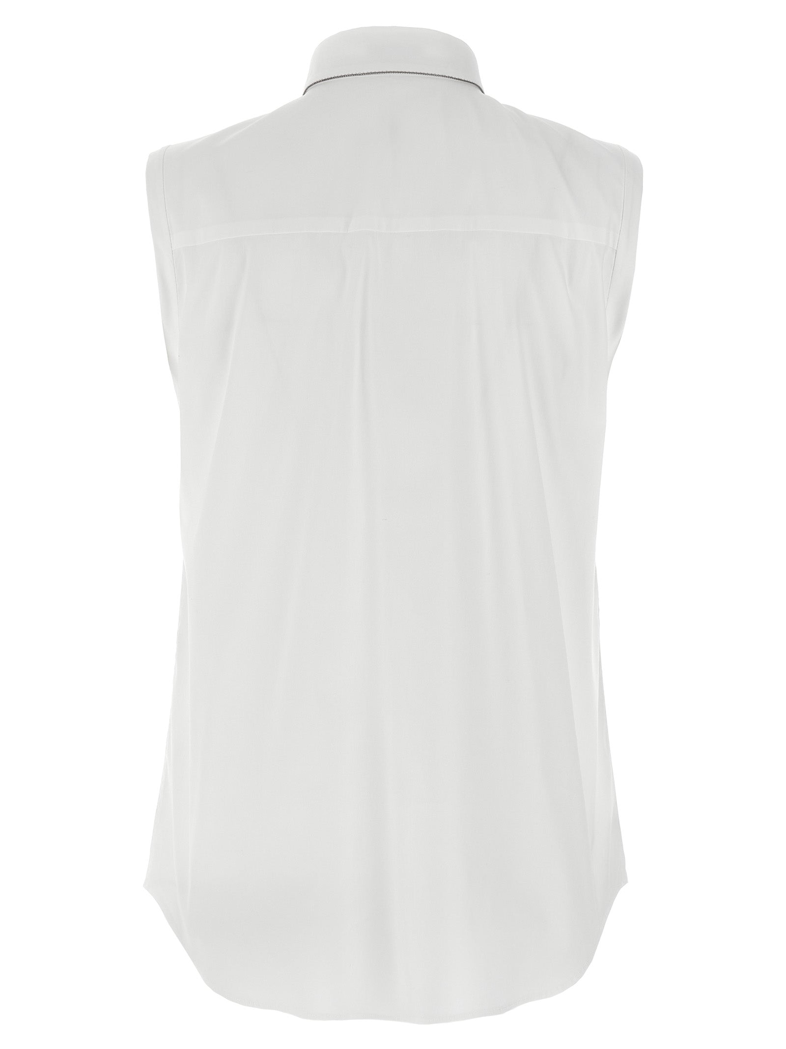 Brunello Cucinelli Monile Shirt — Women's White Shirt