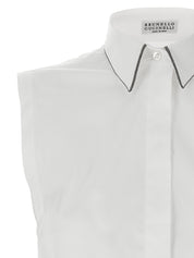 Brunello Cucinelli Monile Shirt — Women's White Shirt