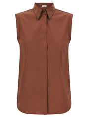 Brunello Cucinelli Shiny Trim Shirt
