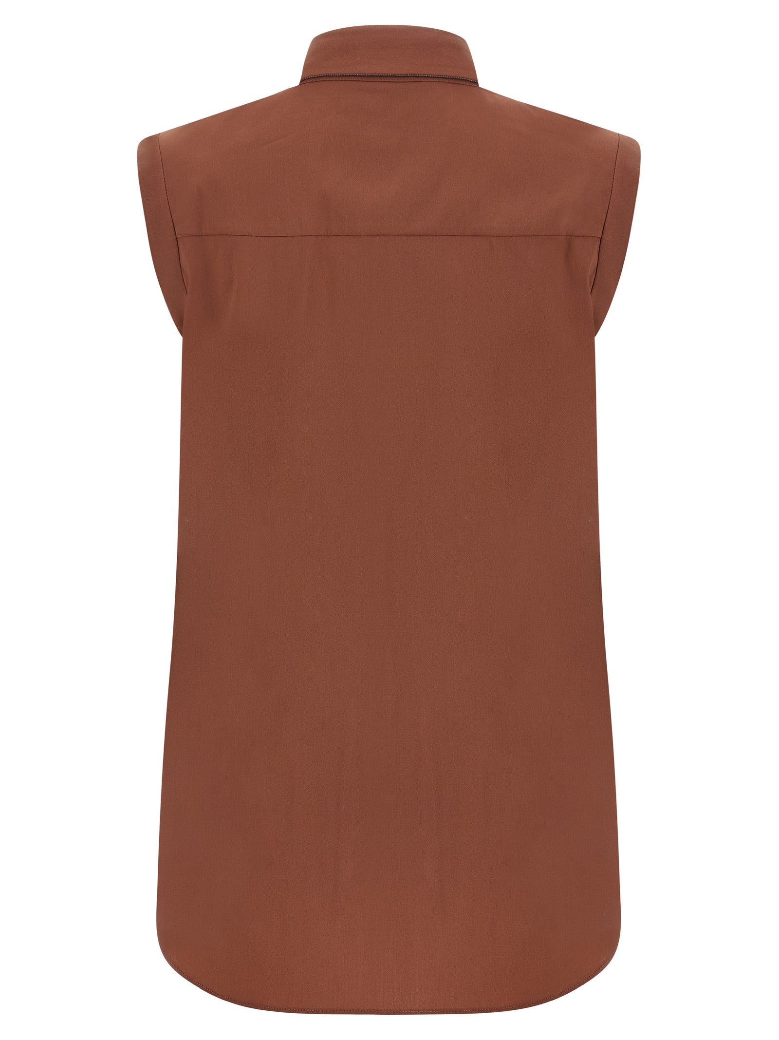 Brunello Cucinelli Shiny Trim Shirt