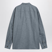 Chemise Brunello Cucinelli en laine vierge gris nuage