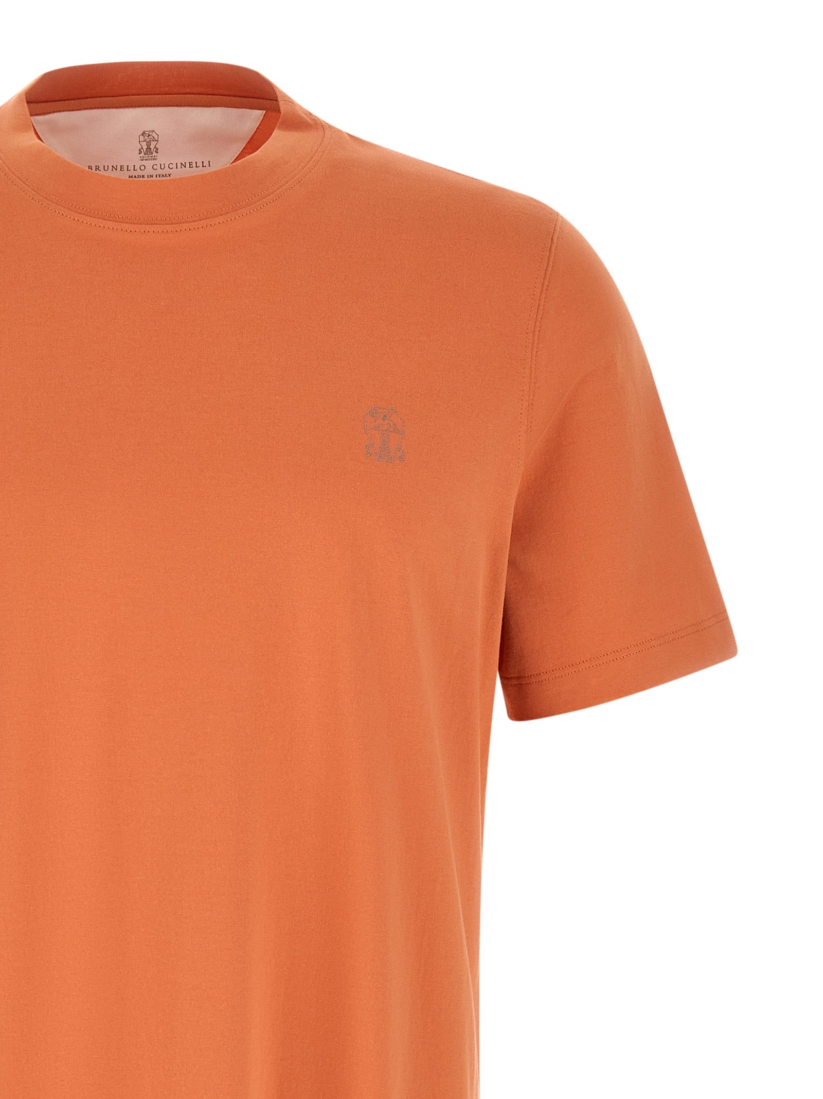 Brunello Cucinelli Logo Print T‑shirt — Men’s Topwear