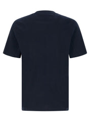 Brunello Cucinelli Printed T-shirt for Men — Blue Topwear