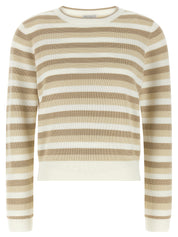 Brunello Cucinelli Striped Cotton Sweater