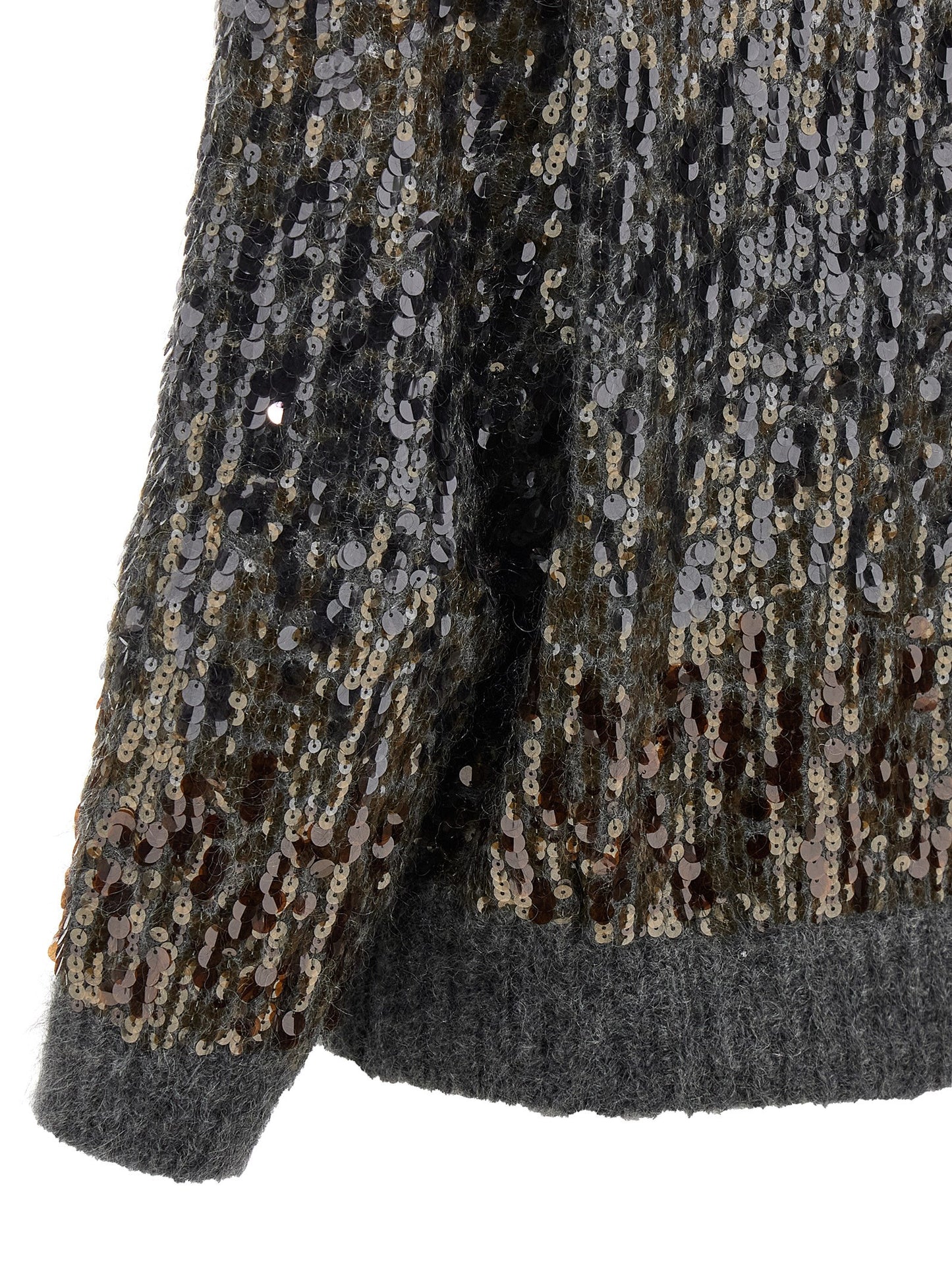 Brunello Cucinelli Knitwear Cardigan — Dégradé Embroidery