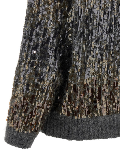 Brunello Cucinelli Knitwear Cardigan — Dégradé Embroidery