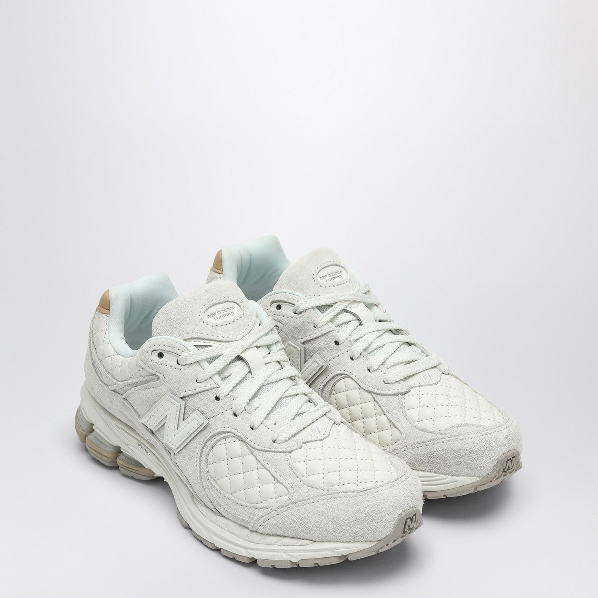 New Balance Off White quilted 2002R sneakers