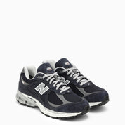 New Balance Low 2002R blue eclipse leather trainer