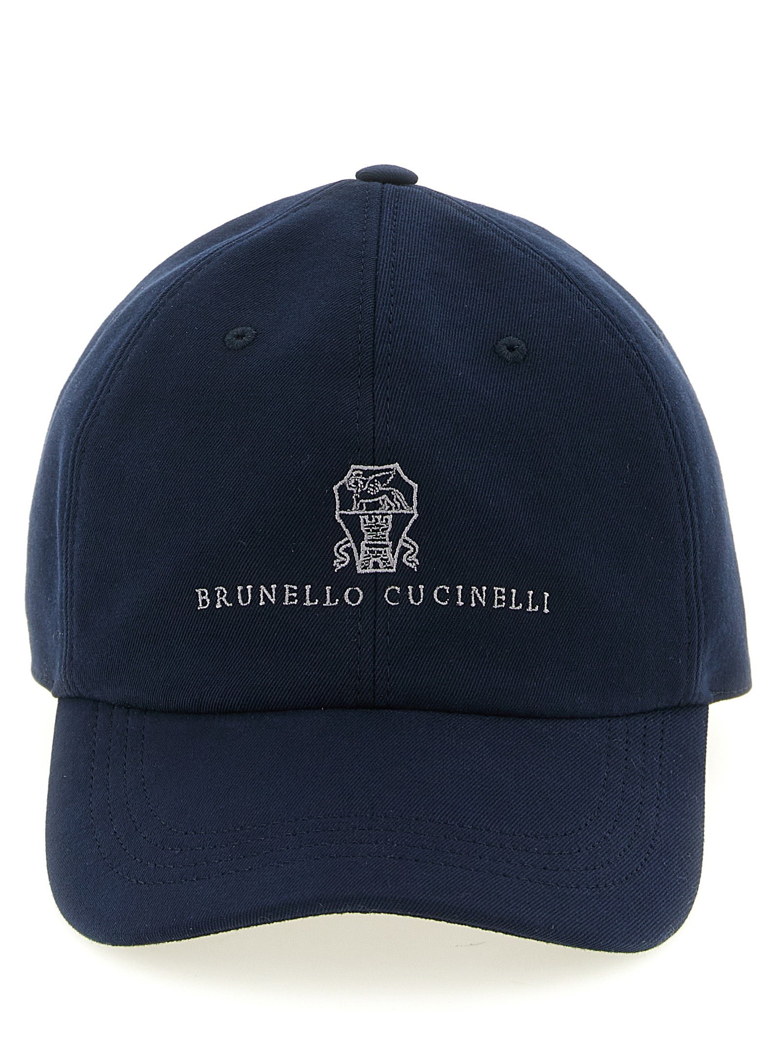 Brunello Cucinelli Logo Embroidery Baseball Cap